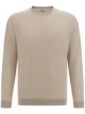 Boggi Milano crew-neck sweater - Brown