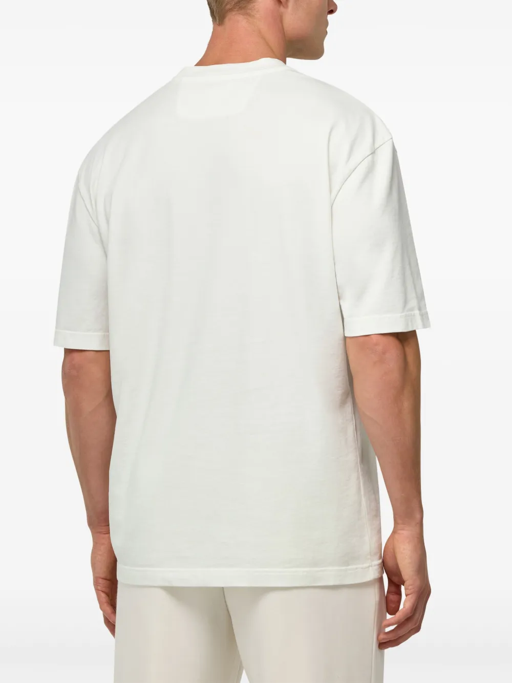 Boggi Milano Katoenen jersey T-shirt Wit