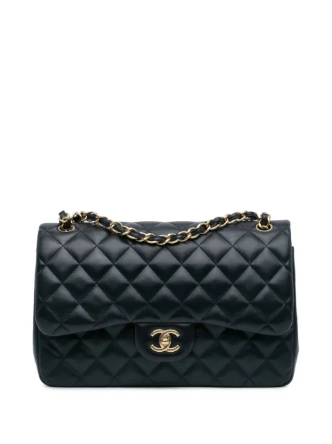 CHANEL Pre-Owned 2014-2015 Jumbo Classic Lambskin Double Flap shoulder bag