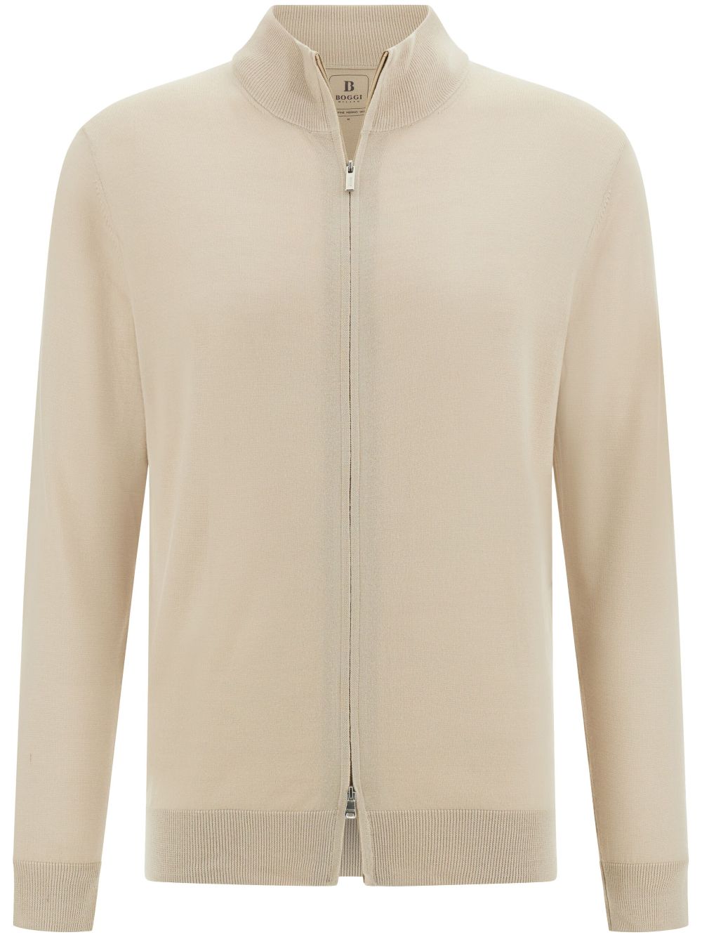 Boggi Milano zip-up sweater - Neutrals