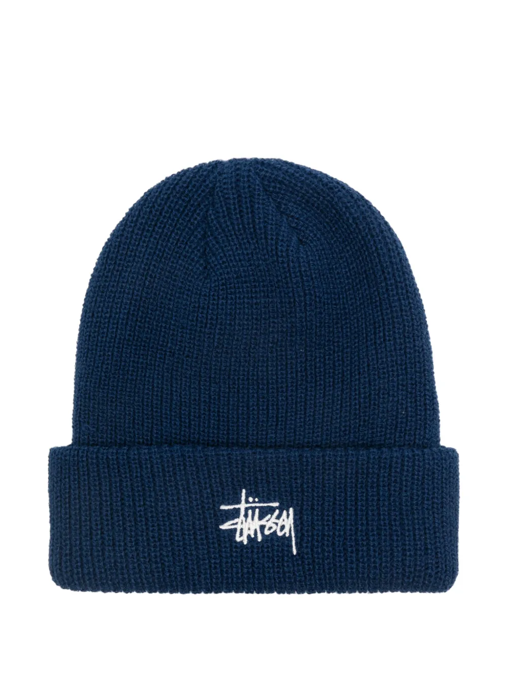 Stüssy Fijngeribbelde muts Blauw