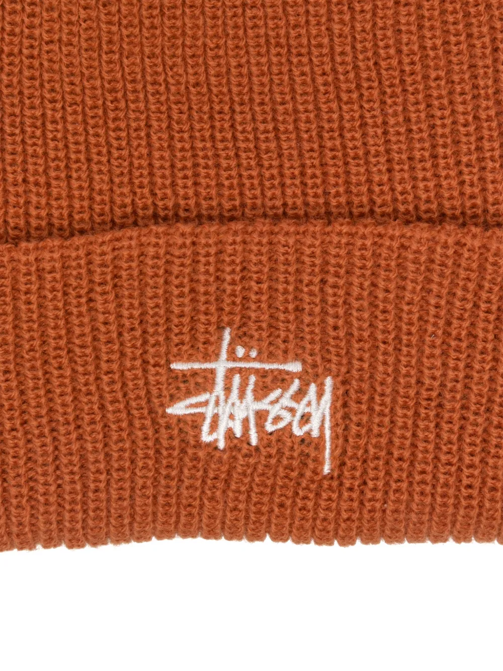 Stüssy Basic Cuff beanie hat - Oranje