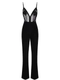 Elisabetta Franchi lightweight crêpe jumpsuit - Black
