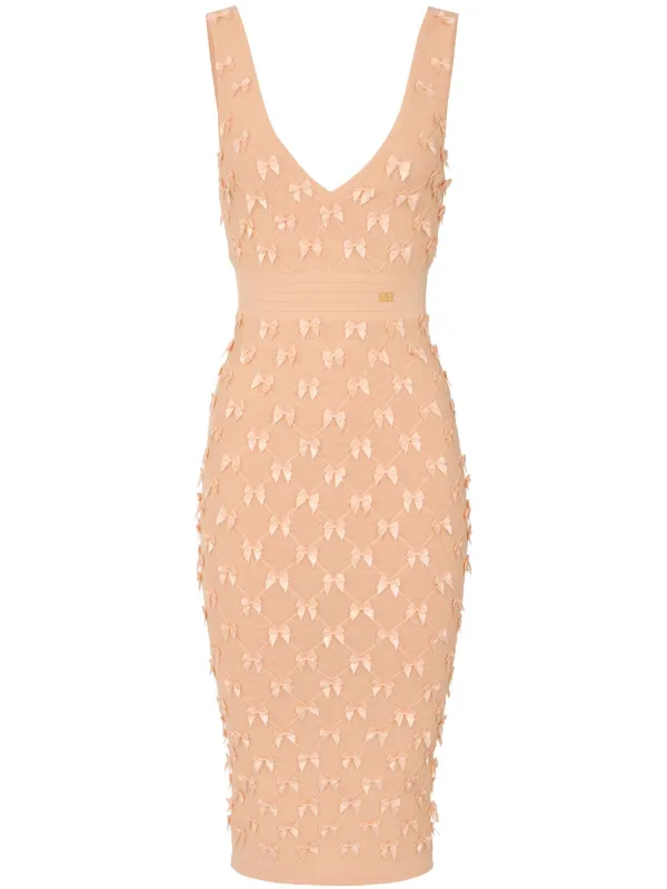 Elisabetta Franchi リボンディテール ドレス | ピンク