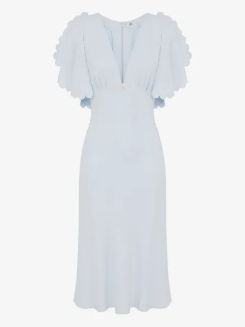 Elisabetta Franchi crepe midi dress