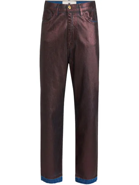 Elisabetta Franchi jeans laminados