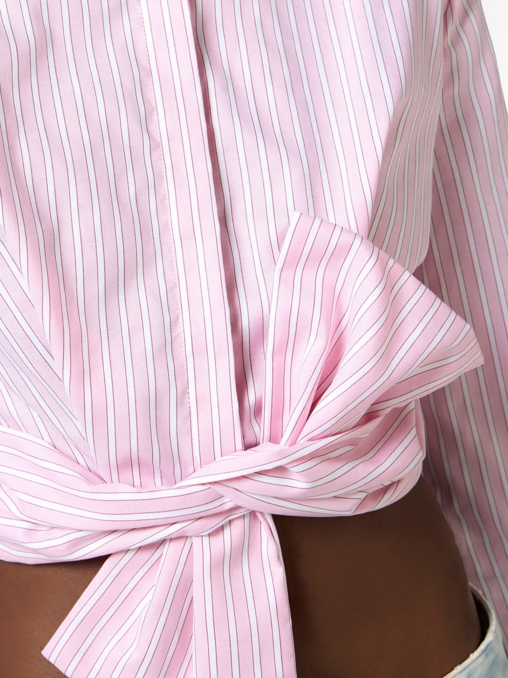 Elisabetta Franchi Jurk met strikdetail Roze