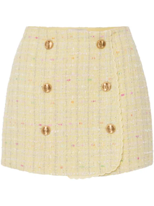 Minijupe en tweed - Elisabetta Franchi - Modalova