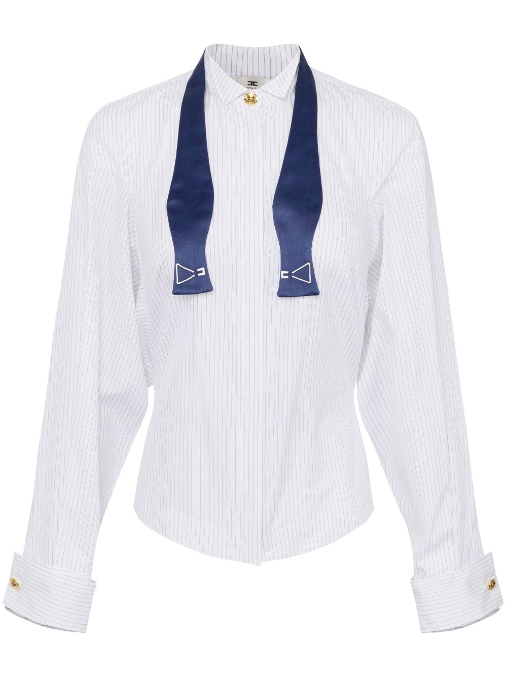 striped poplin shirt