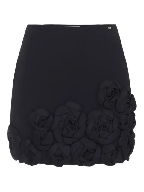 Elisabetta Franchi falda corta de crepé