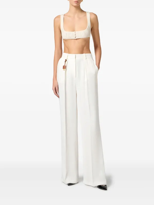 パンツ ELISABETTA FRANCHI Woman Pants White PA081 360 Elisabetta Franchi Pants for Women SS25 | GIGLIO.COM