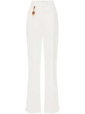 パンツ ELISABETTA FRANCHI Woman Pants Ivory PA080 360 Elisabetta Franchi Pants for Women - Shop on FARFETCH