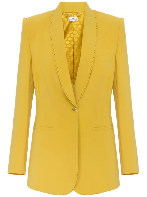 Elisabetta Franchi contrast-stitching blazer