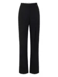 Elisabetta Franchi pressed-crease trousers - Black