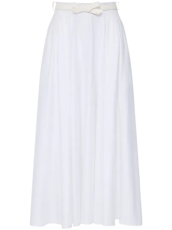 Elisabetta Franchi 上品 クレープ スカート サテンバンド付 Crêpe-back satin dress with crossover laces | Elisabetta Franchi