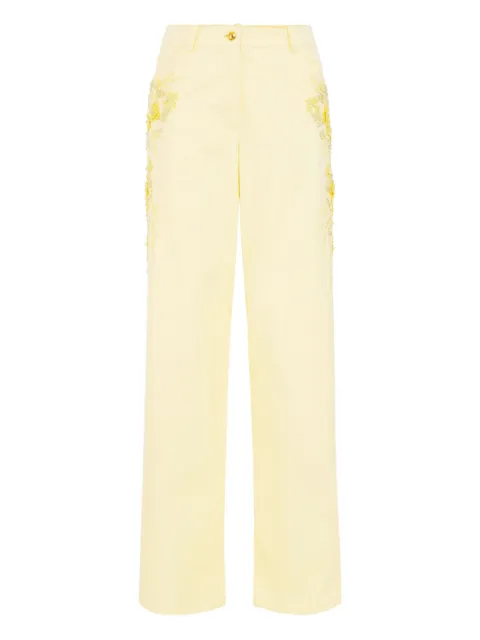 Elisabetta Franchi embroidered palazzo pants