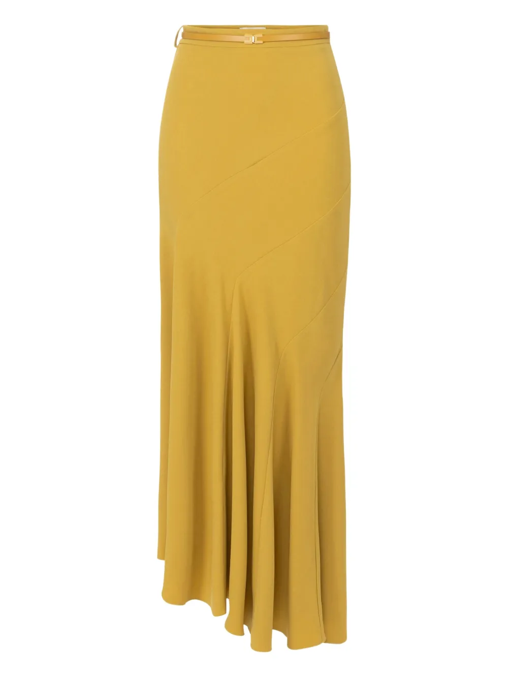 Elisabetta Franchi falda midi con cinturón | amarillo | Image 1