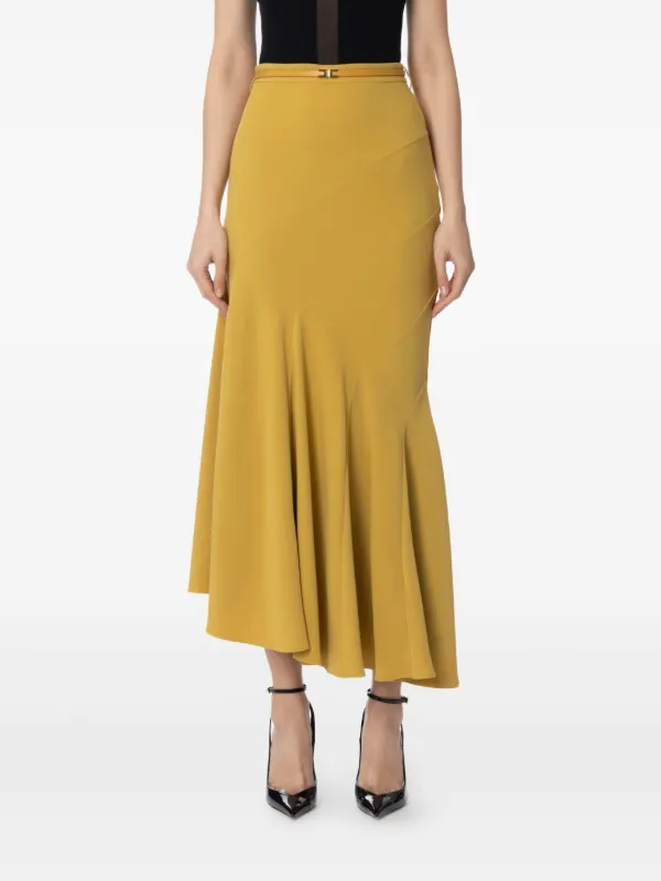 ワンピース ELISABETTA FRANCHI Women Mid Skirts AB75951E2 YELLOW 27863208_58648273_600.jpg