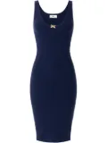 Elisabetta Franchi knit tulle dress - Blue