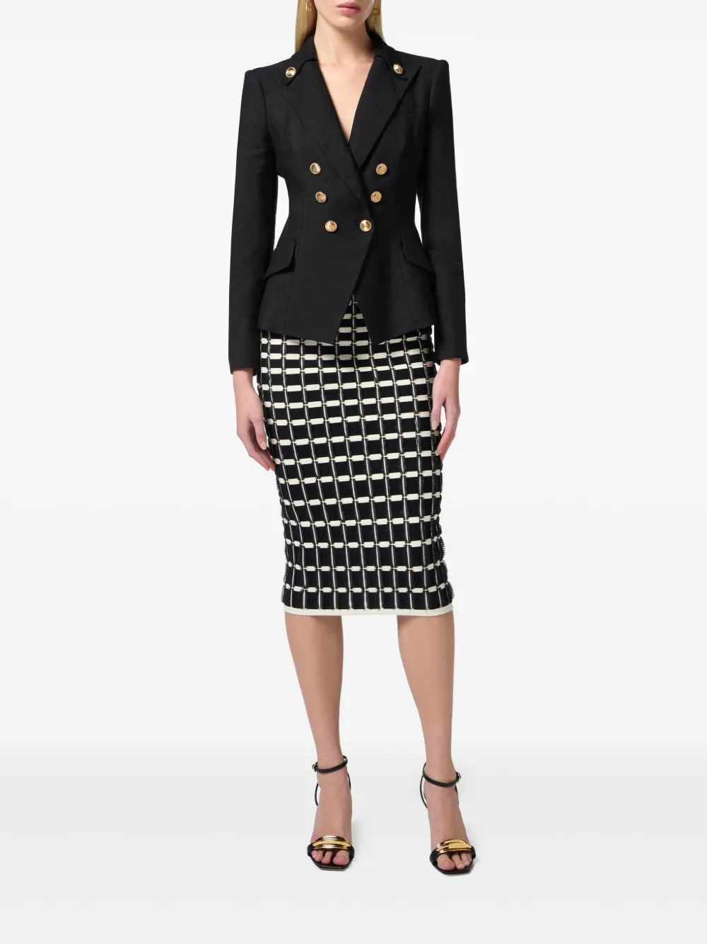 Elisabetta Franchi button-detail blazer | Blazers | Image 2
