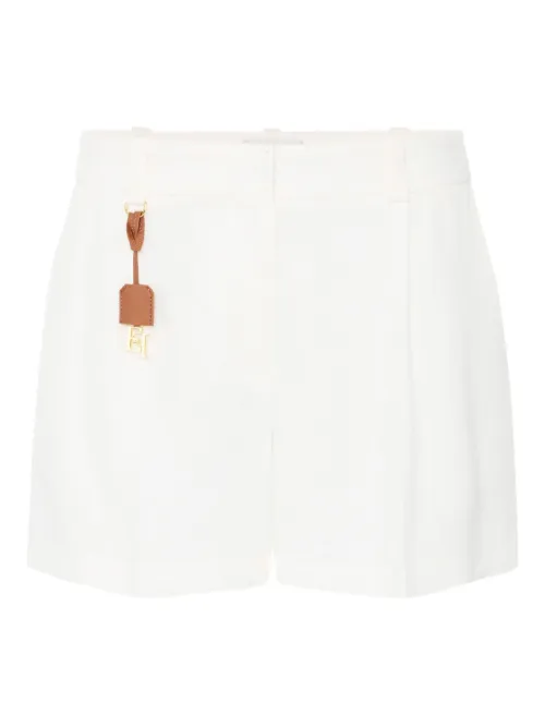 Short en jean à effet taches de peinture - Elisabetta Franchi - Modalova