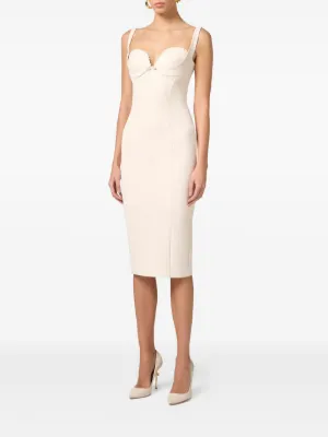パーティードレス ELISABETTA FRANCHI AB72451 Dresses Sheath dress with logo Women's sheath dresses outlet by Elisabetta Franchi: buy online