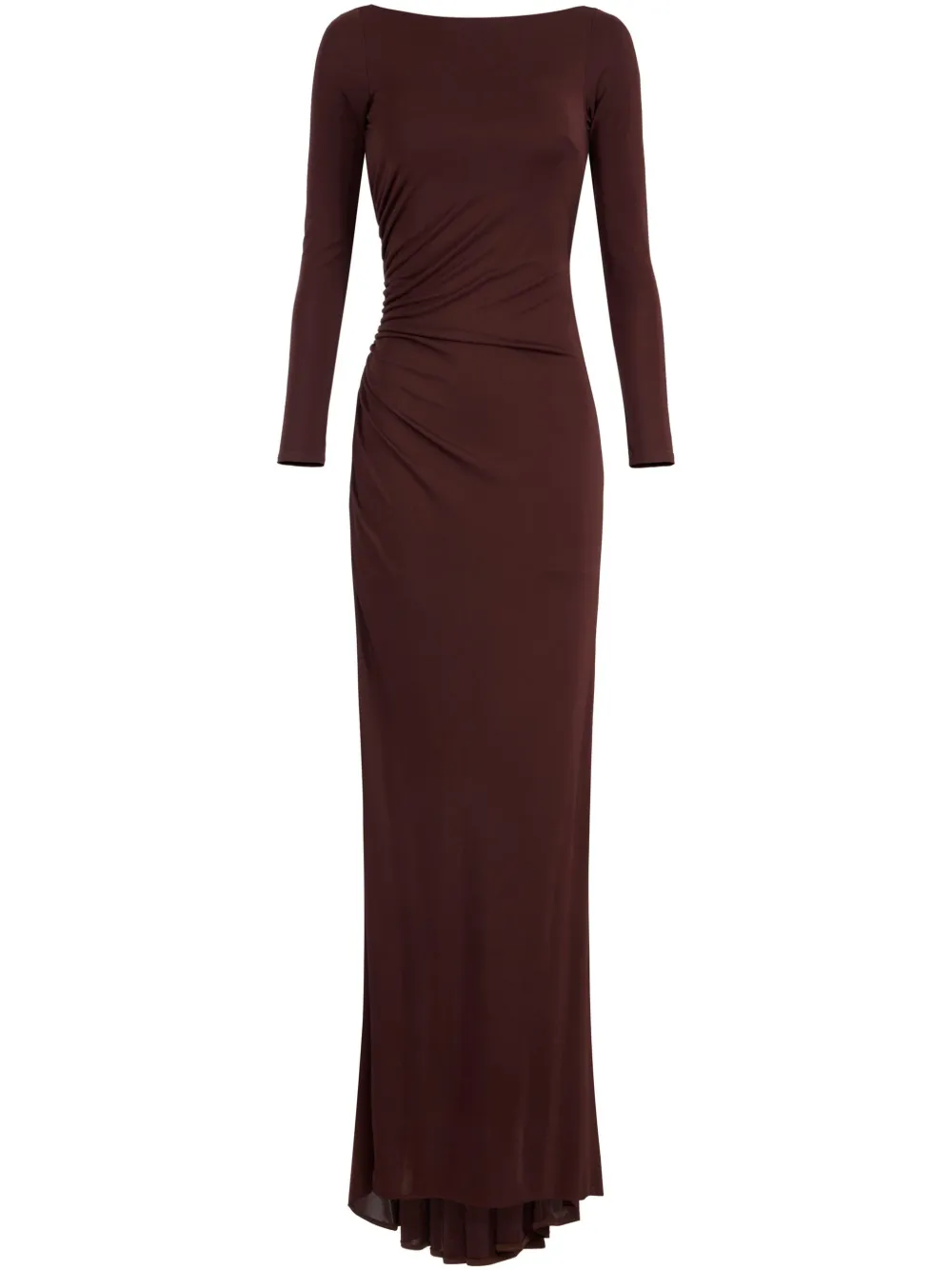 Elisabetta Franchi vestido de fiesta drapeado | rojo | Image 1