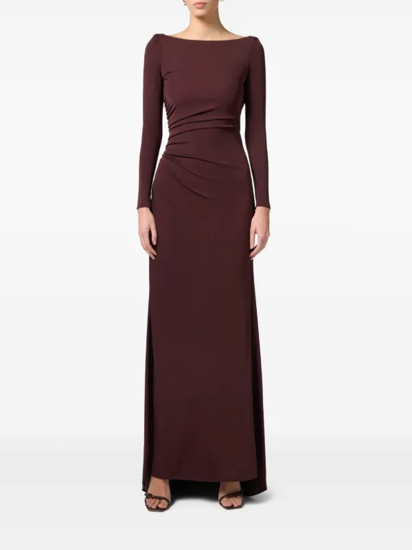 Elisabetta Franchi ドレープ ドレス | レッド | FARFETCH JP