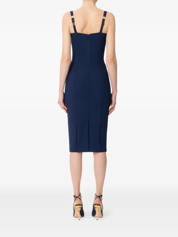 Elisabetta Franchi ストレッチクレープ ドレス | ブルー