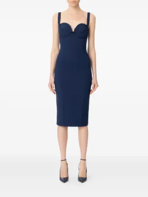 ワンピース ELISABETTA FRANCHI Woman Dress Indigo AM41B 828 Elisabetta Franchi Outlet: Dress woman - Indigo | Elisabetta