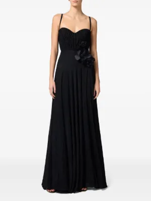 【ELISABETTA FRANCHI】レースディテール イブニングドレス Elisabetta Franchi ドレス通販 - FARFETCH