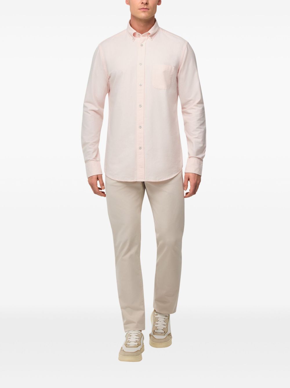 Boggi Milano cotton shirt - Pink