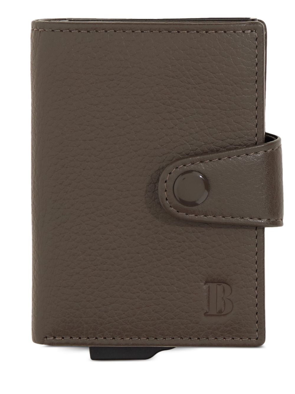 Boggi Milano leather card holder - Brown