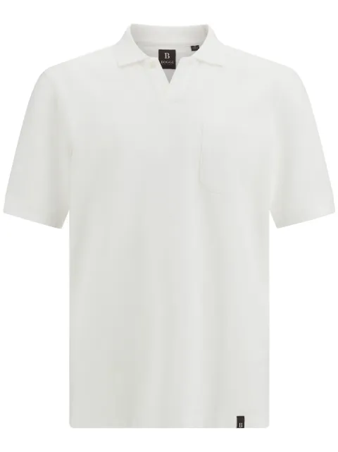 Boggi Milano cotton piqué polo shirt