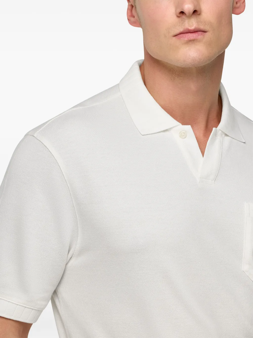 BOGGI MILANO COTTON PIQUÉ POLO SHIRT