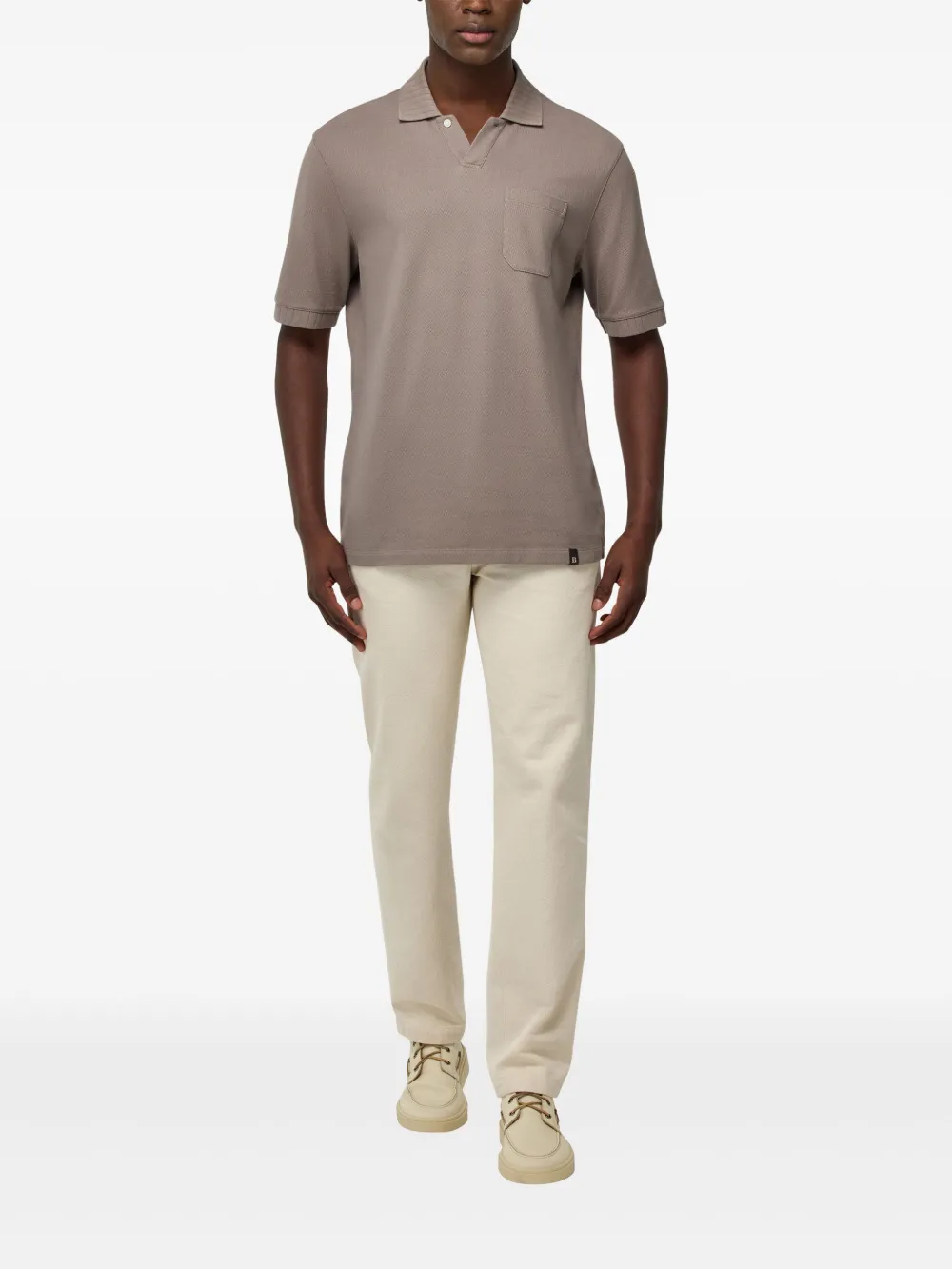 Boggi Milano Piqué poloshirt - Beige