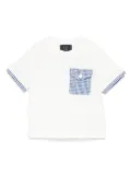 Fay Kids cotton T-shirt - White