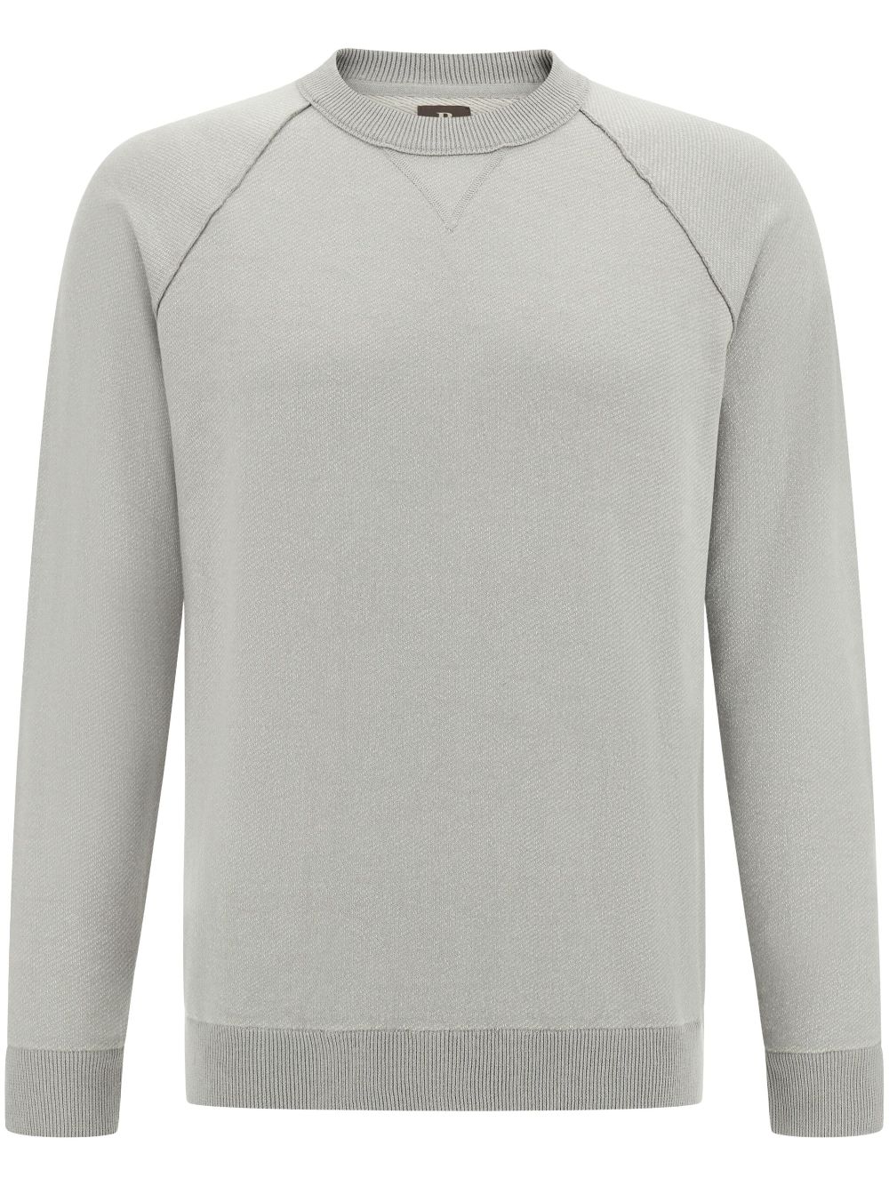 Boggi Milano crew-neck sweater - Grey