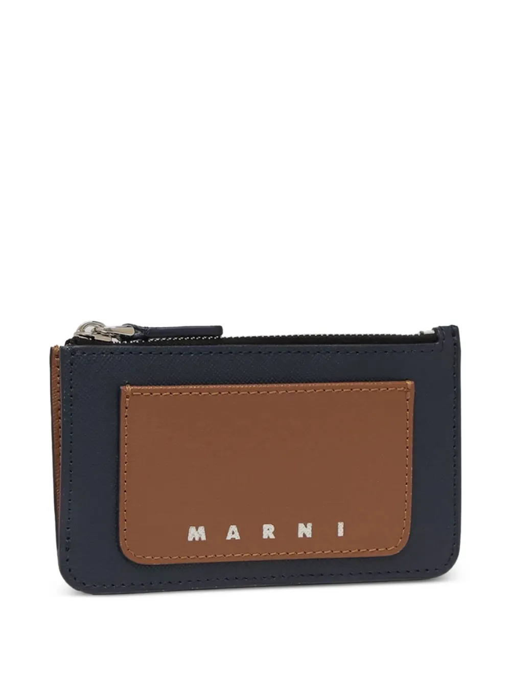 Marni Portemonnee met ritssluiting en vlakken Blauw