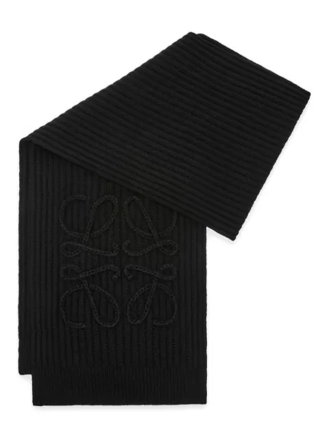 LOEWE Anagram ribbed scarf