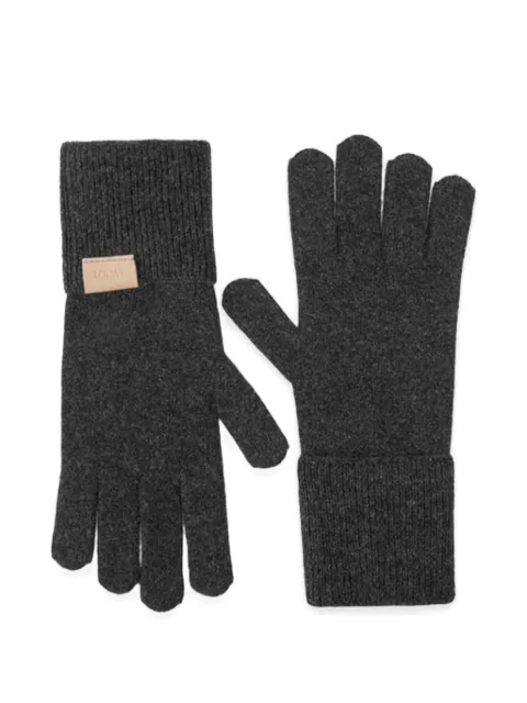 LOEWE ribbed-knit gloves