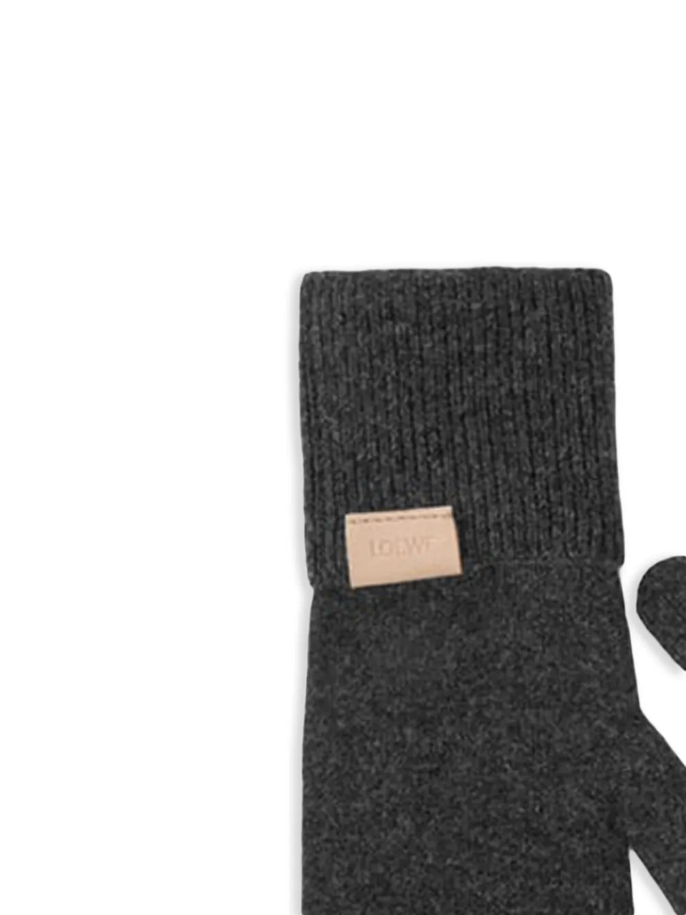 LOEWE ribbed-knit gloves | Image 2