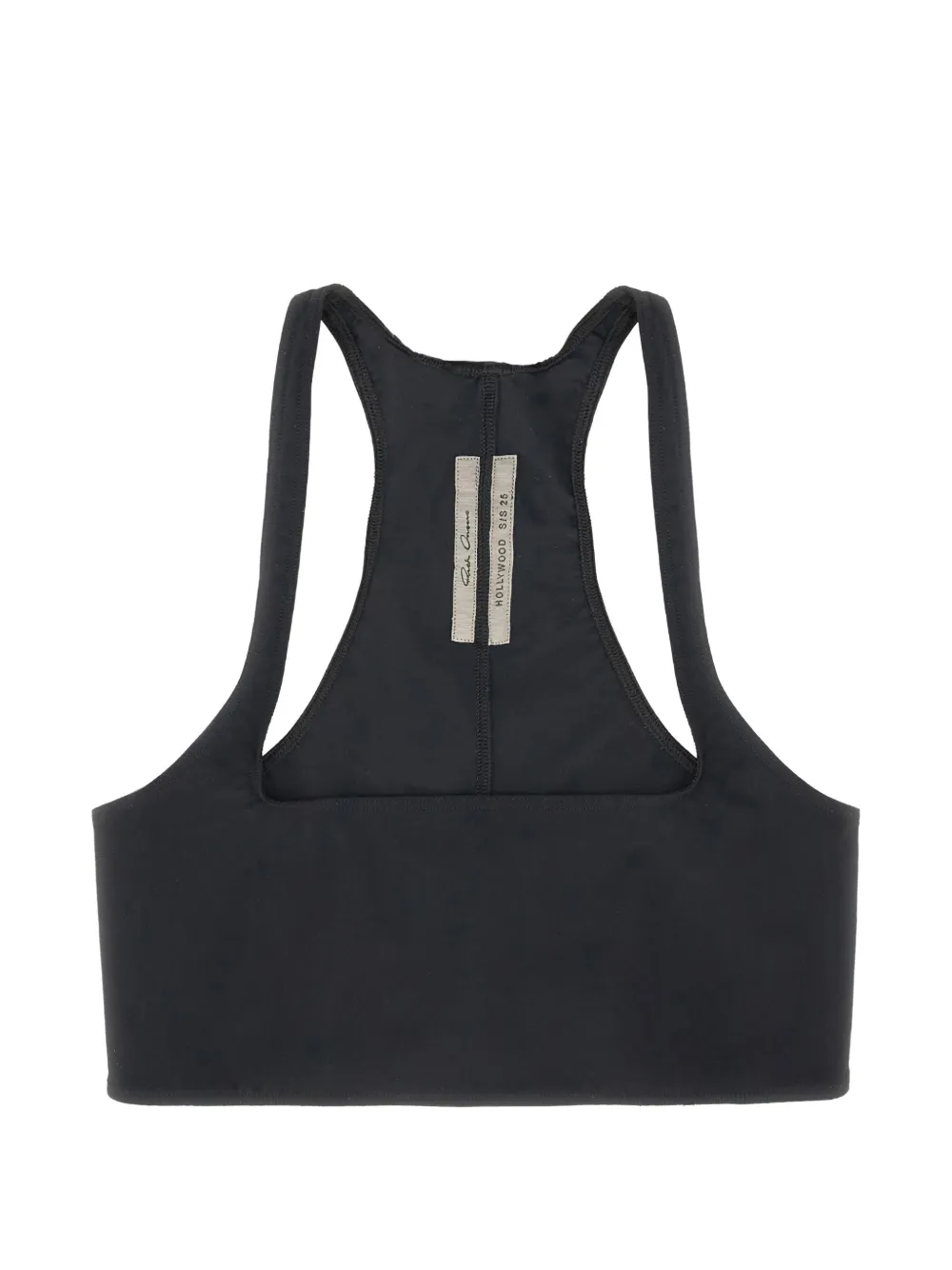 Rick Owens Top bikini con scollo olimpionico - Nero