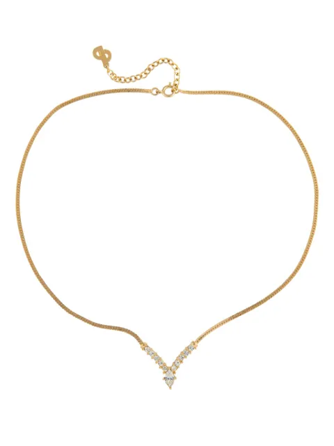 Christian Dior Pre-Owned 1980s V halsketting