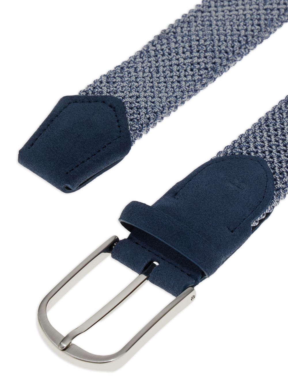 Boggi Milano woven elasticated belt - Blauw