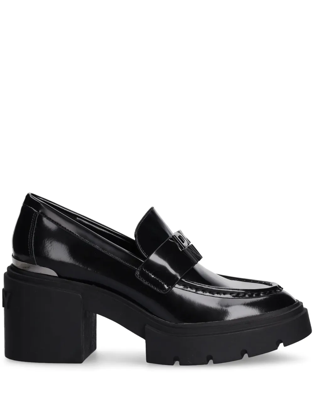 block-heel loafers