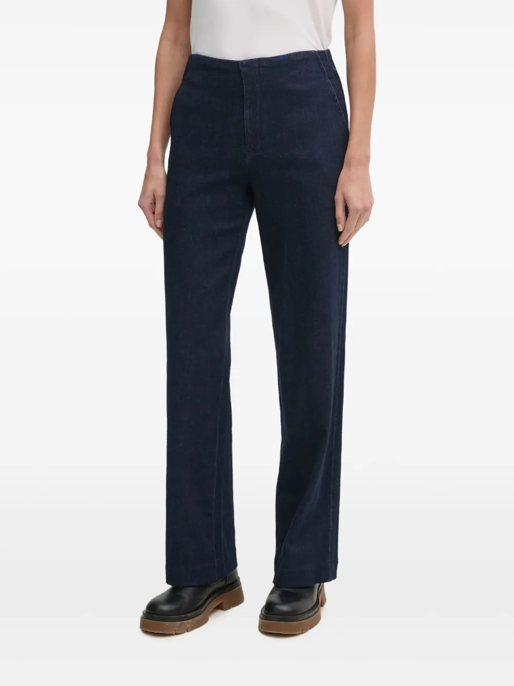 DKNY textured straight-leg jeans | Blue | Image 1