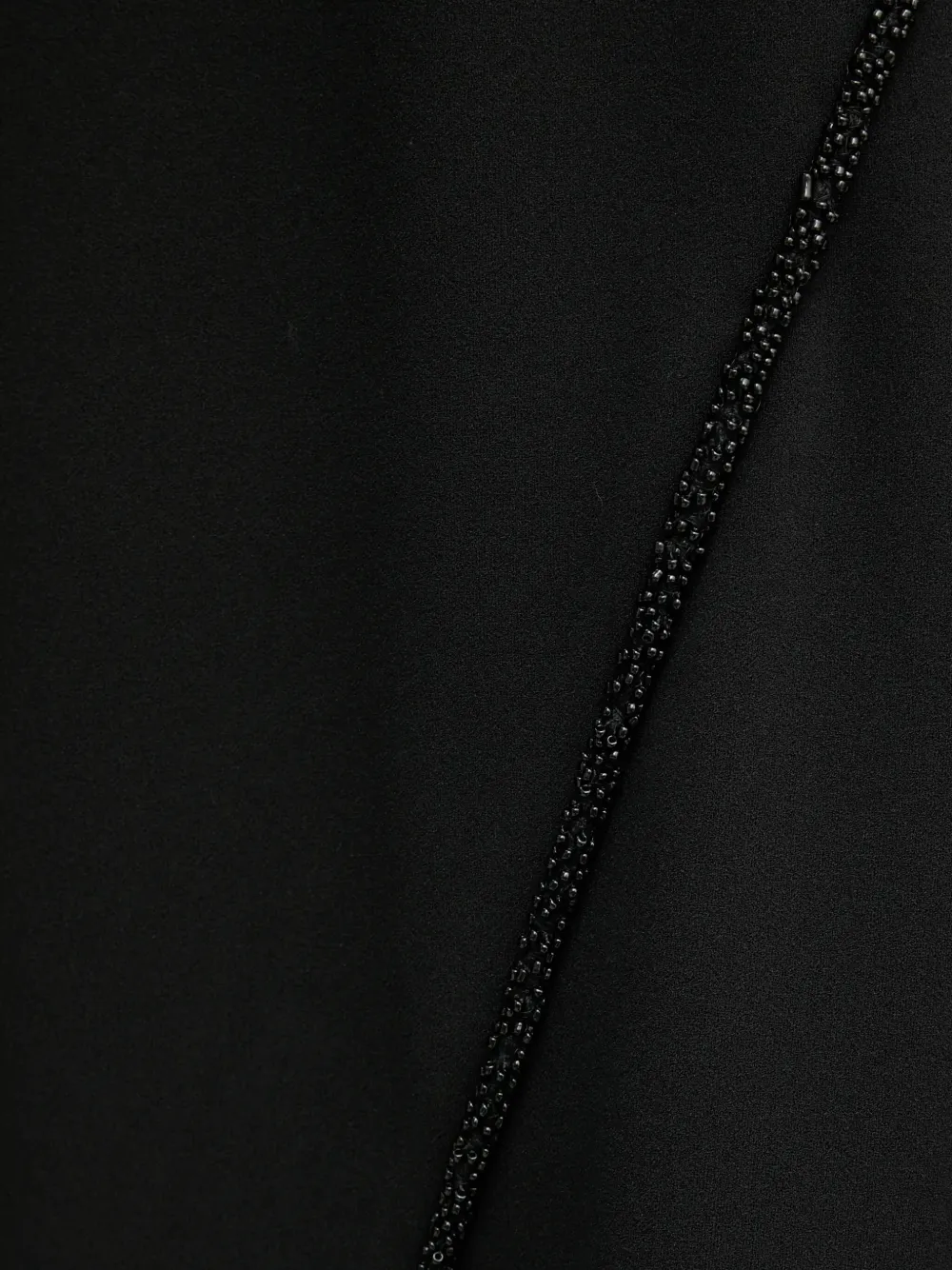 Dkny Beaded-trim Sleeveless Mini Dress In Black
