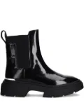 DKNY 60mm Fenella lug-sole pull-tab Chelsea boots - Black