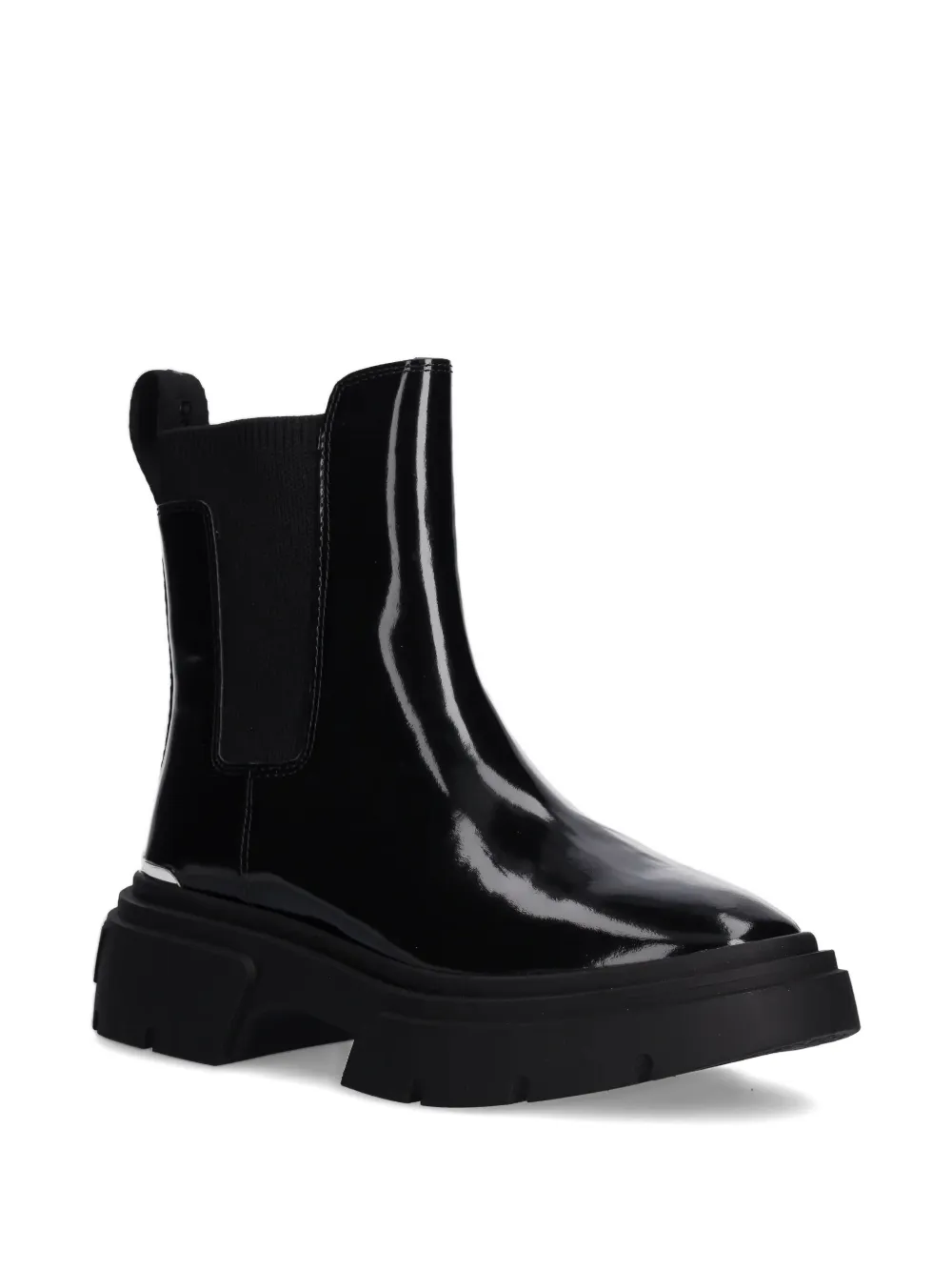 DKNY 60mm Fenella lug-sole pull-tab Chelsea boots Zwart
